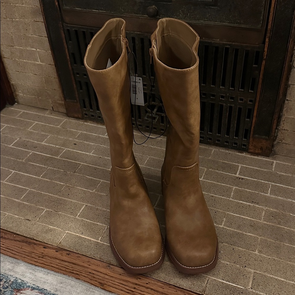 Torrid Brown Heeled Boots